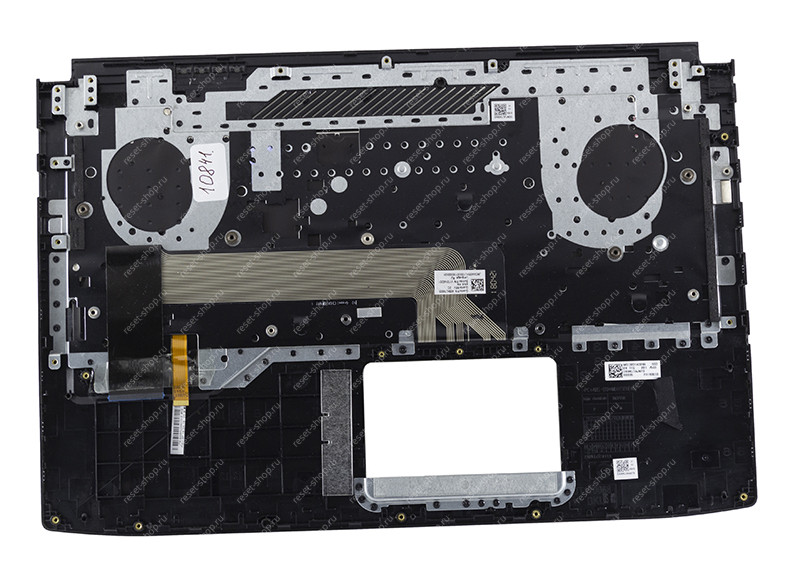 Клавиатура для ноутбука Б/У ASUS GL503VM топкейс черный, клавиши черные, с подсветкой / дефект