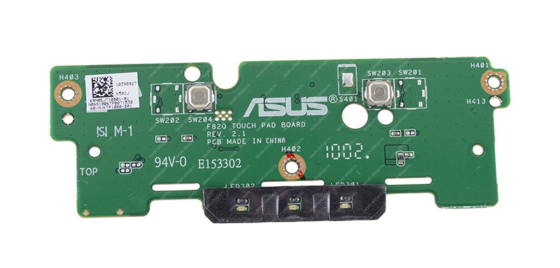 Плата кнопок тачпада и LED индикаторов Б/У ASUS K50ID Плата кнопок тачпада и LED индикаторов Б/У ASUS K50ID