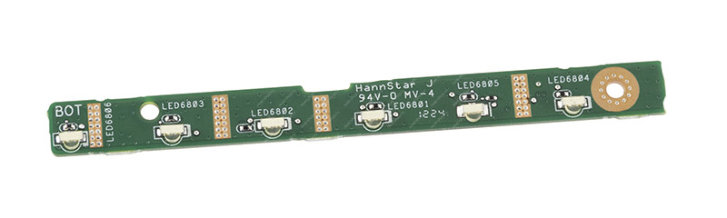 Плата LED-индикаторов ноутбука ASUS X501A Rev 2.0