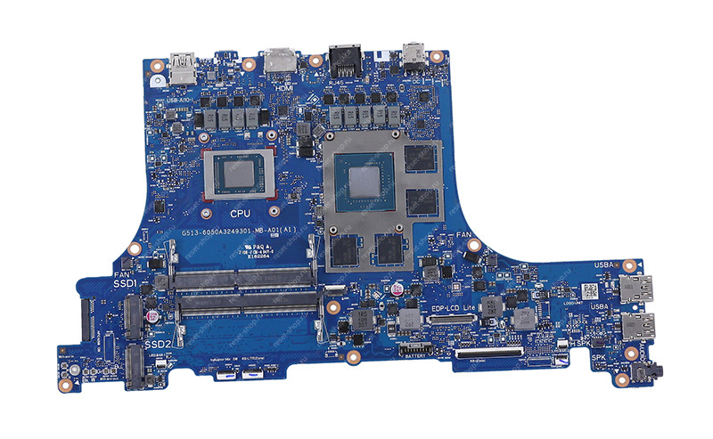 Материнская плата ноутбука Б/У ASUS G513QE (процессор Ryzen 5 5600H, RTX 3050 Ti 4Гб) Материнская плата ноутбука Б/У ASUS G513QE (процессор Ryzen 5 5600H, RTX 3050 Ti 4Гб)
