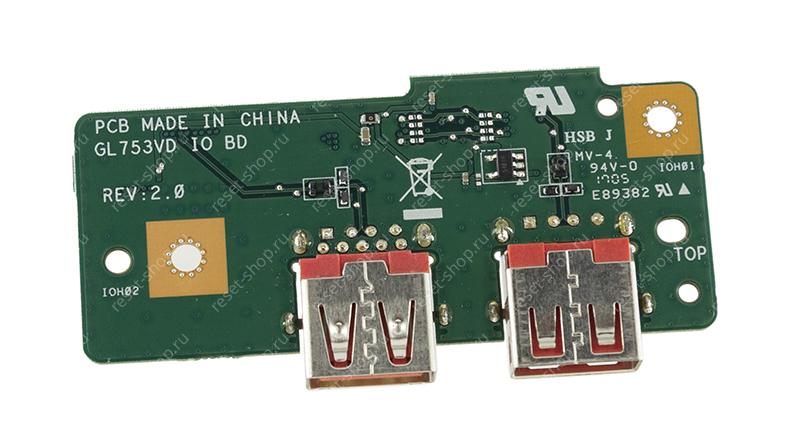 Плата интерфейсная ASUS GL753VE Rev 2.0