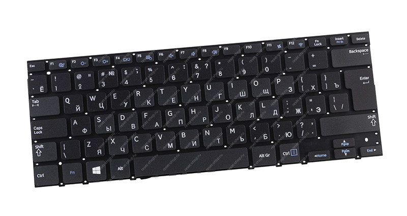 Клавиатура для ноутбука Samsung NP530U3B черная (EU Enter) Клавиатура для ноутбука Samsung NP530U3B черная (EU Enter)