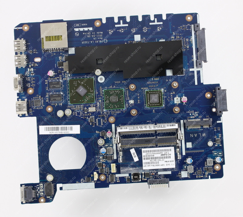 Материнская плата ноутбука Asus K53BY Rev 1A ORIGINAL Материнская плата ноутбука Asus K53BY Rev 1A ORIGINAL
