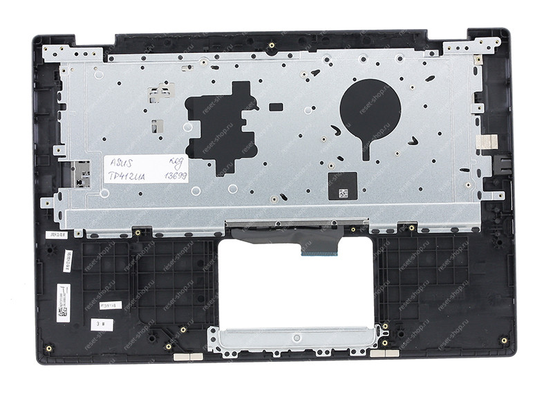 Клавиатура для ноутбука ASUS TP412UA топкейс темно-синий, клавиши черные / 90NB0J71-R30RU1