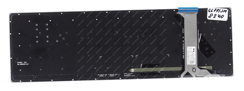 Клавиатура для ноутбука Б/У ASUS GL771JM черная с подсветкой Клавиатура для ноутбука Б/У ASUS GL771JM черная с подсветкой