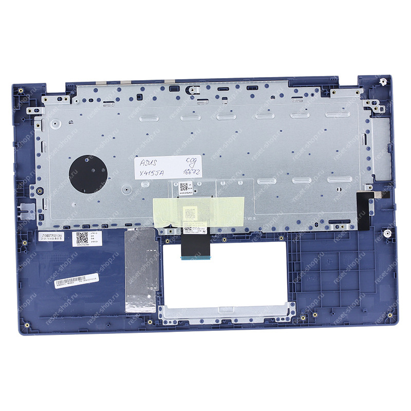 Клавиатура для ноутбука ASUS X415JA топкейс фиолетовый, клавиши черные 90NB0ST3-R30RU0