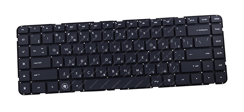 Клавиатура для ноутбука HP DV6-3000 черная без рамки Клавиатура для ноутбука HP DV6-3000 черная без рамки