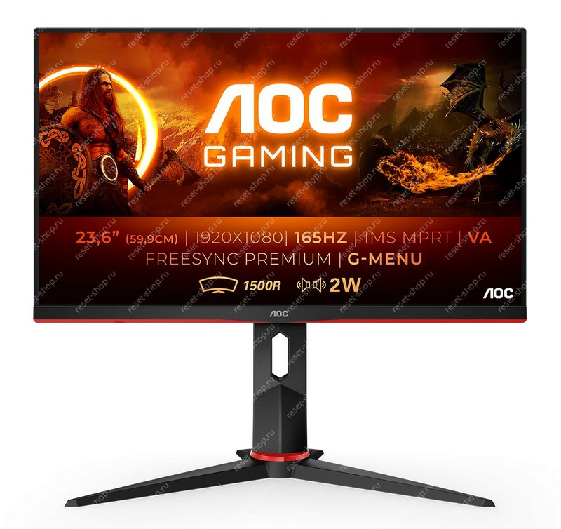 Монитор Б/У 23.6" AOC C24G2AE/BK 1920x1080@165 Гц VA 1 мс 80M:1, 250 Кд/м2, VGA,2xHDMI,DP / ПОЛОСА Монитор Б/У 23.6" AOC C24G2AE/BK 1920x1080@165 Гц VA 1 мс 80M:1, 250 Кд/м2, VGA,2xHDMI,DP / ПОЛОСА