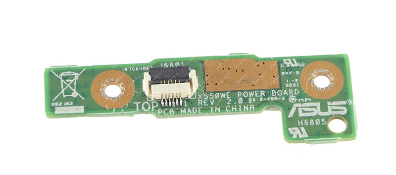 Плата кнопки включения Б/У ASUS X550WA Rev 2.0