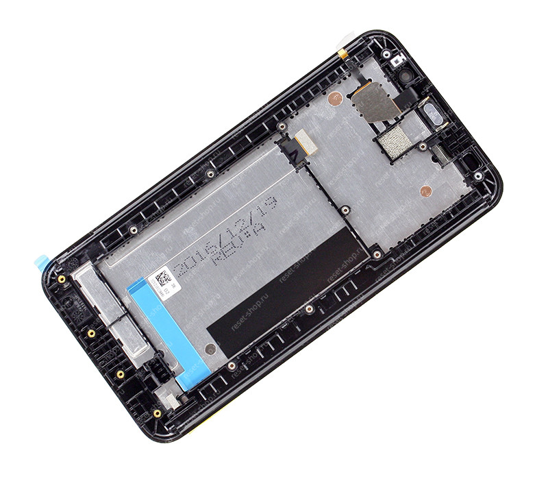 Модуль для смартфона 5.5" ASUS ZenFone 2 ZE551ML черный ORIGINAL с рамкой