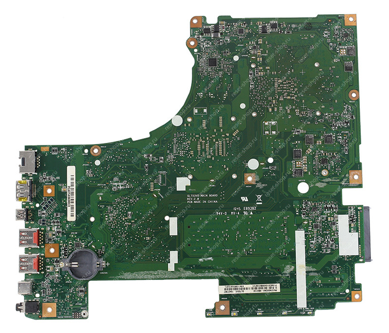 Мат.плата ASUS GL753VE rev. 2.0 неисправная на запчасти ДОНОР без видеочипа и BIOS Мат.плата ASUS GL753VE rev. 2.0 неисправная на запчасти ДОНОР без видеочипа и BIOS