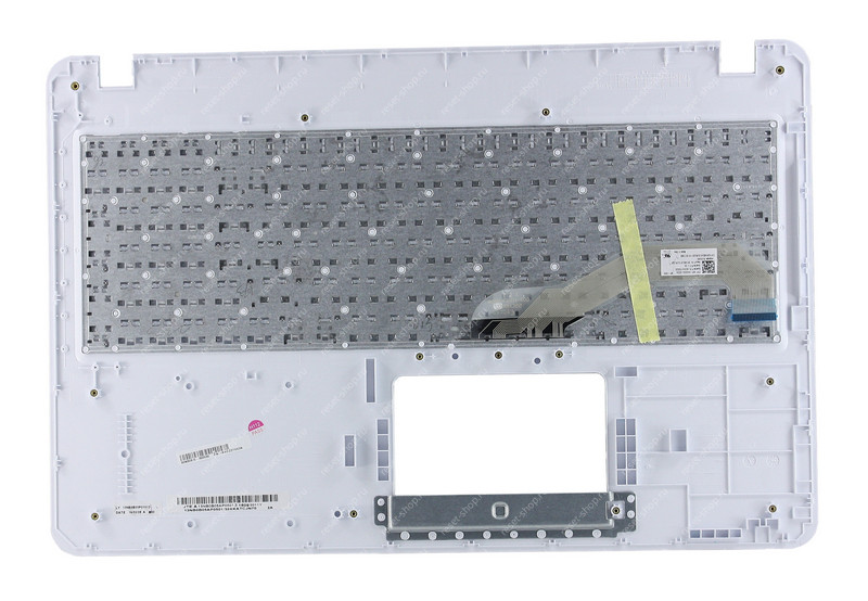 Клавиатура для ноутбука Asus X540LA топкейс голубой клавиши белые, без тачпада Клавиатура для ноутбука Asus X540LA топкейс голубой клавиши белые, без тачпада