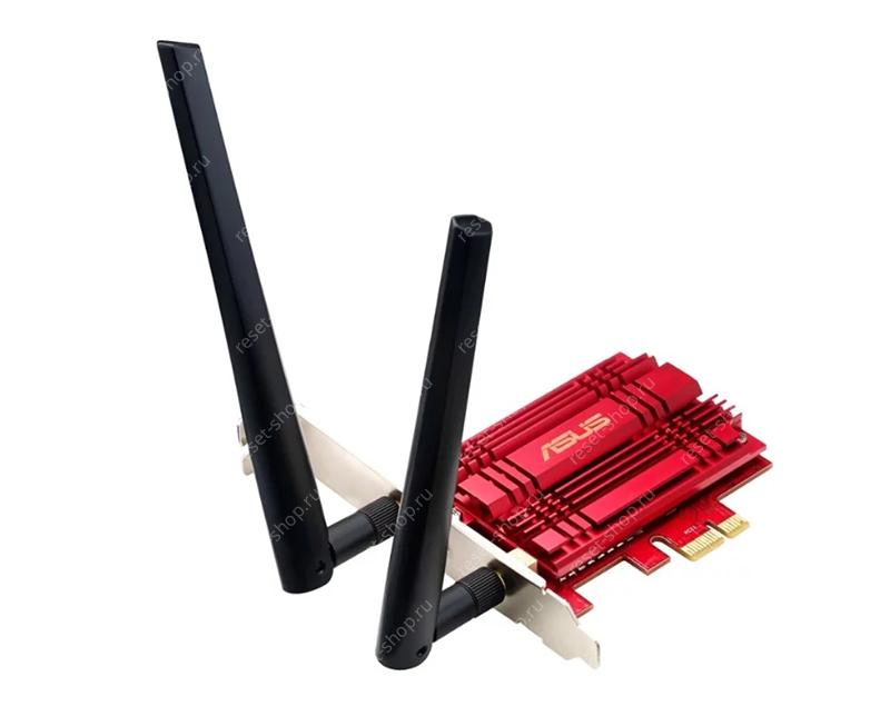 Адаптер Wi-Fi ASUS PCE-AC56 (PCI-E, 2,4ГГц и 5ГГц, WiFi до 1300Мб/сек) Адаптер Wi-Fi ASUS PCE-AC56 (PCI-E, 2,4ГГц и 5ГГц, WiFi до 1300Мб/сек)