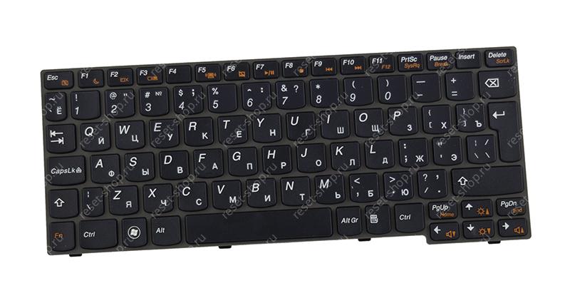 Клавиатура для ноутбука Lenovo S10-3S черная Клавиатура для ноутбука Lenovo S10-3S черная