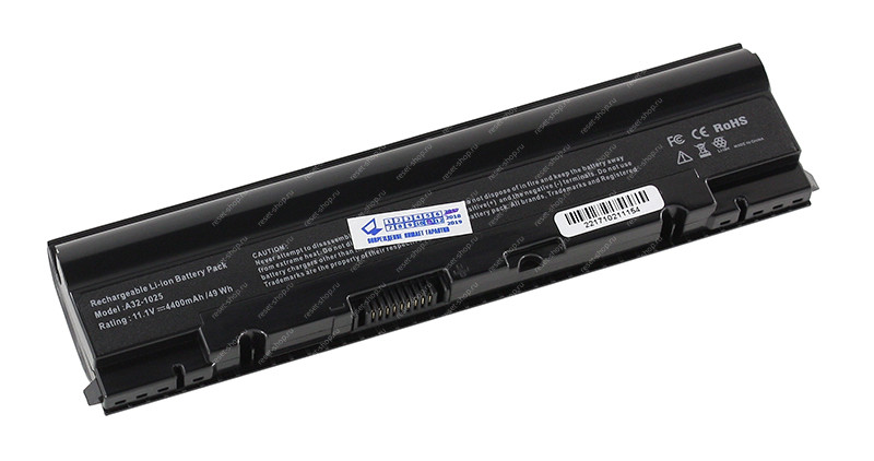 АКБ для ноутбука ASUS (A32-1025) / 11.1V, 4400mAh / EEE PC 1025C черная