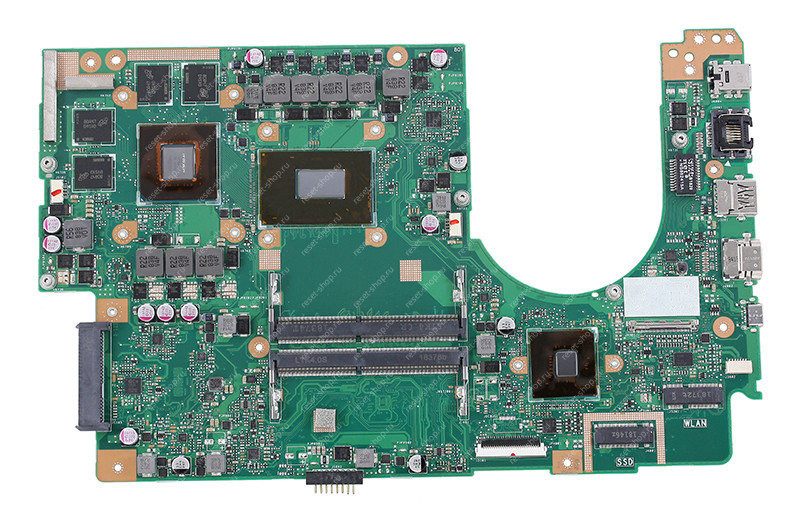 Материнская плата ноутбука ASUS X580GD (процессор i5-8300H, GTX1050 4Гб) / УЦЕНКА