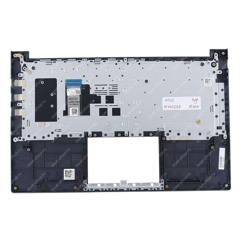 Клавиатура для ноутбука ASUS M1402IA топкейс тёмно-синий, клавиши чёрные Клавиатура для ноутбука ASUS M1402IA топкейс тёмно-синий, клавиши чёрные