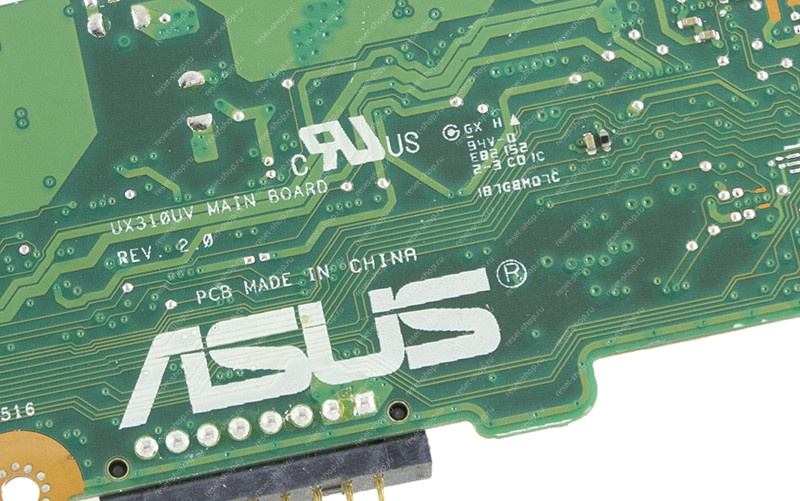 Мат.плата ASUS UX310UV rev. 2.0 неисправная на запчасти ДОНОР без видеочипа Мат.плата ASUS UX310UV rev. 2.0 неисправная на запчасти ДОНОР без видеочипа
