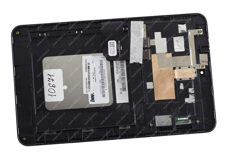 Модуль для планшета Б/У 7.0" ASUS ME173X черный ORIGINAL с рамкой