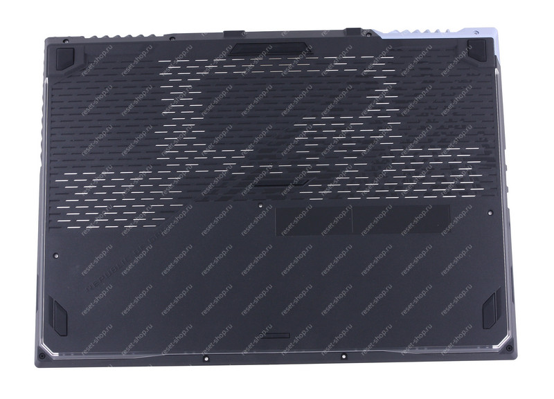 Корпус ASUS G731GW часть D (Нижняя часть) черный с голубой решеткой