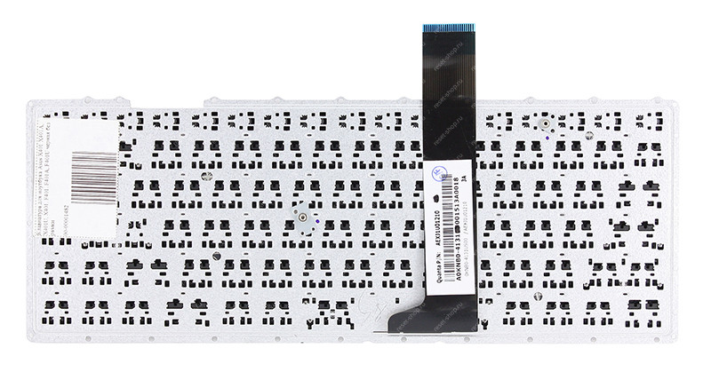 Клавиатура для ноутбука ASUS X401A, X401U черная без рамки Клавиатура для ноутбука ASUS X401A, X401U черная без рамки