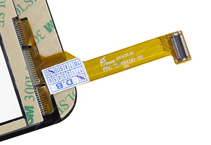 Тачскрин 7.9" Oysters T82 черный с отверстием под динамик Тачскрин 7.9" Oysters T82 черный с отверстием под динамик