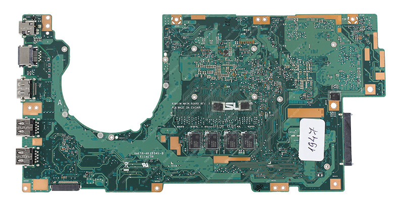 Мат.плата ASUS K501UW rev. 2.0 неисправная на запчасти ДОНОР без BQ24780S