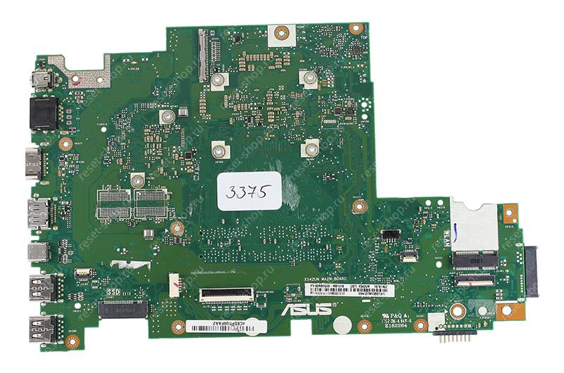 Мат.плата ASUS X542UN rev. 2.0 неисправная на запчасти ДОНОР без видеочипа и BQ24780S TI Мат.плата ASUS X542UN rev. 2.0 неисправная на запчасти ДОНОР без видеочипа и BQ24780S TI