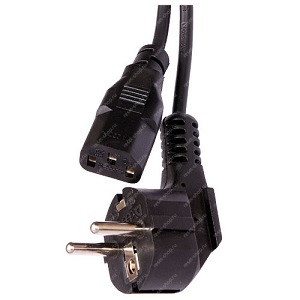 Кабель питания Б/У ПК EURO 5 метров, сечение 0.75 мм2