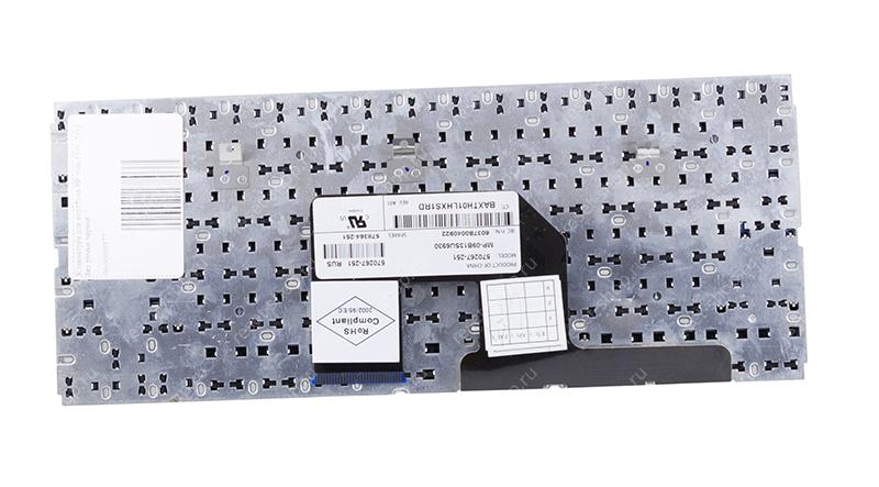 Клавиатура для ноутбука HP mini 5101 без рамки черная Клавиатура для ноутбука HP mini 5101 без рамки черная