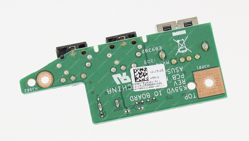 Плата интерфейсная для ноутбука ASUS K55A (2x Audio, USB)