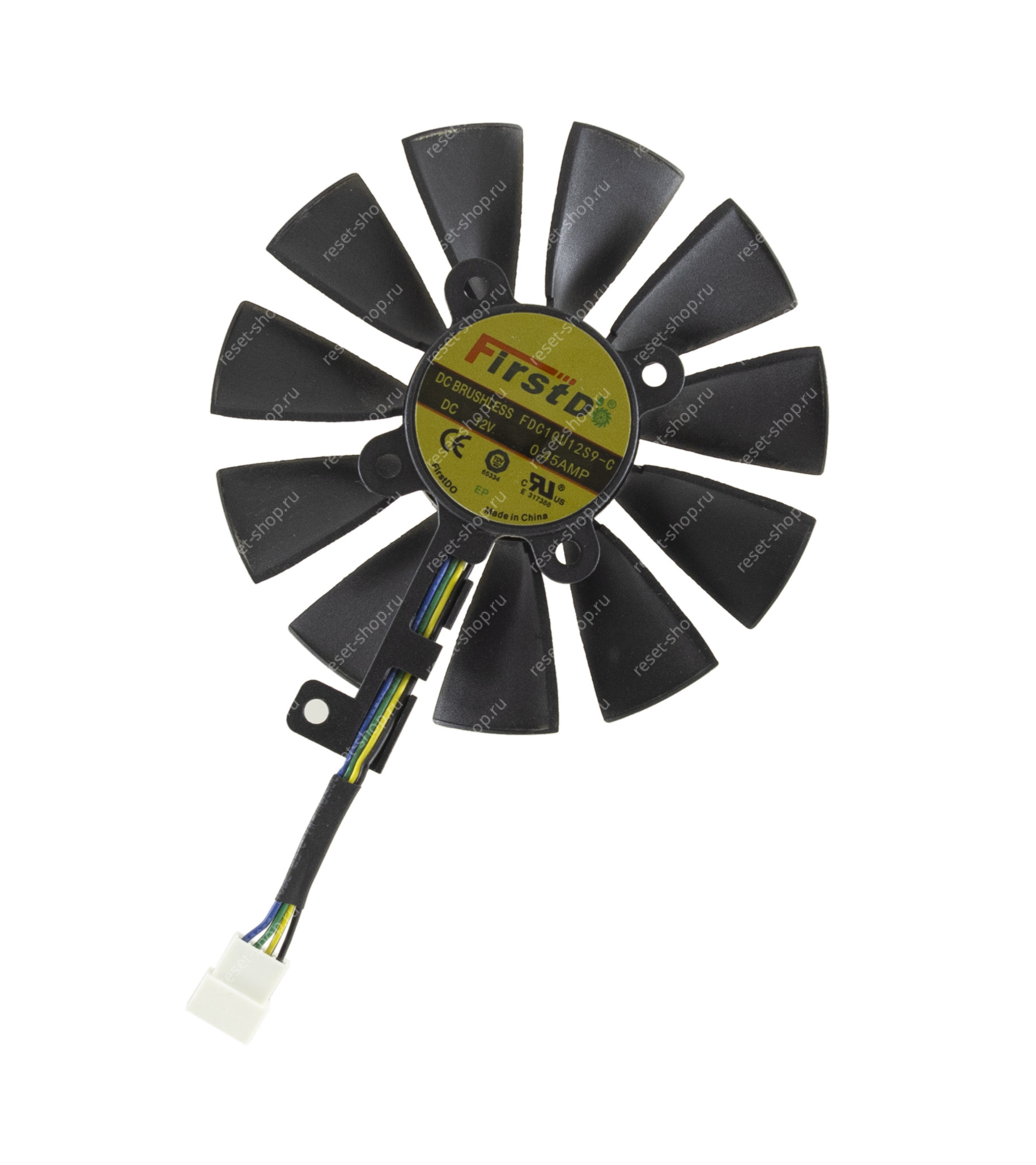 Вентилятор для видеокарты Б/У ASUS GeForce ROG GTX 1060 (правый)