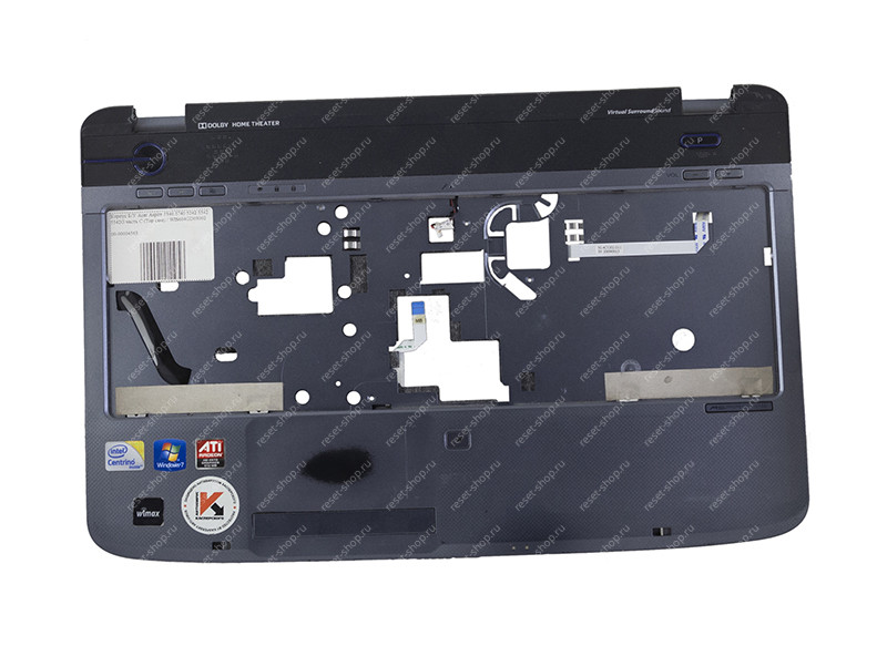 Корпус Б/У Acer Aspire 5542G часть C (Топкейс) серый
