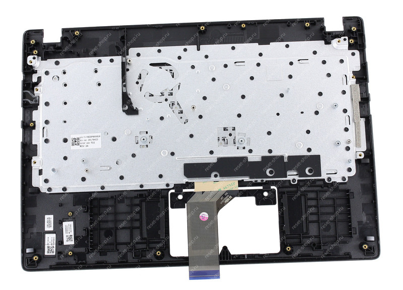 Клавиатура для ноутбука Acer Aspire A114-31 топкейс черный, клавиши черные, без тачпада Клавиатура для ноутбука Acer Aspire A114-31 топкейс черный, клавиши черные, без тачпада