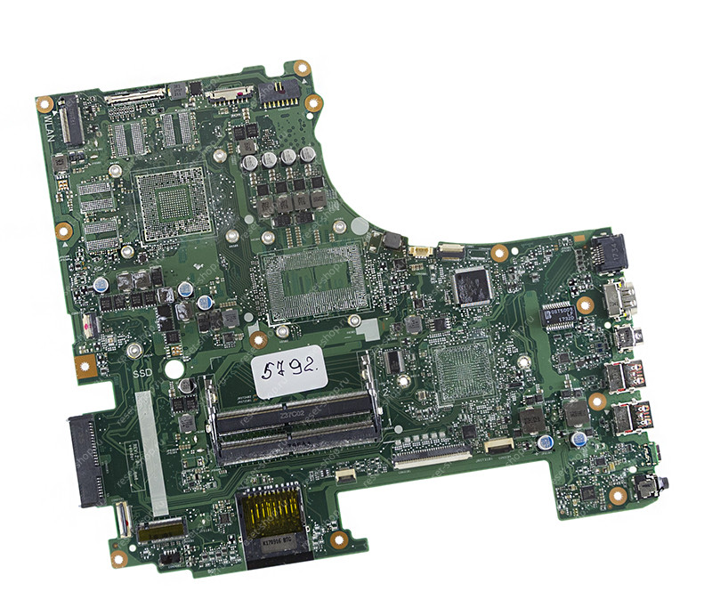 Мат.плата ASUS GL753VD rev. 2.0 неисправная на запчасти ДОНОР без видеочипа Мат.плата ASUS GL753VD rev. 2.0 неисправная на запчасти ДОНОР без видеочипа