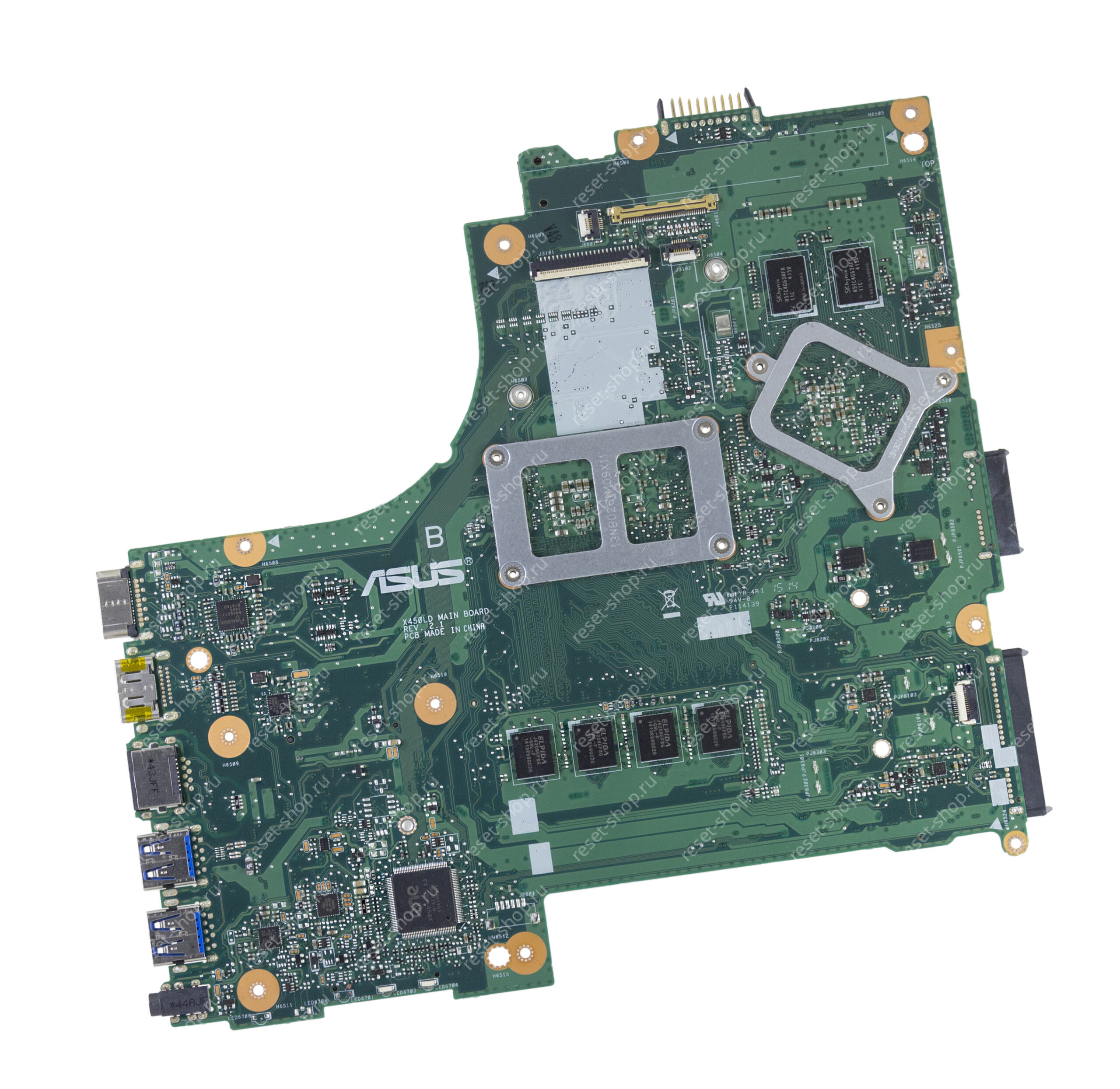 Мат.плата ASUS X450LD rev. 2.1 неисправная на запчасти ДОНОР Мат.плата ASUS X450LD rev. 2.1 неисправная на запчасти ДОНОР
