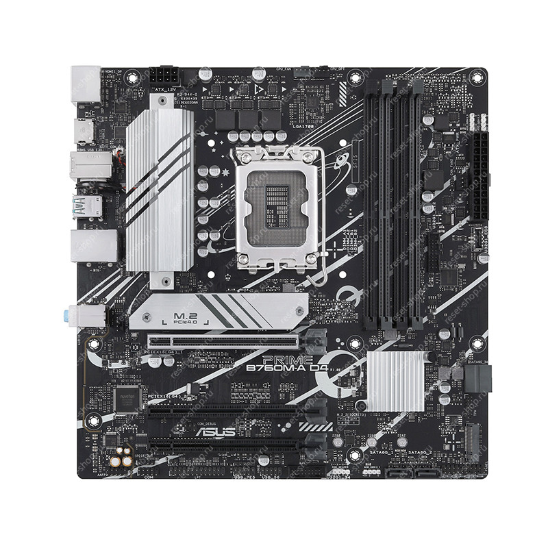 Сист.плата Б/У s1700 ASUS PRIME B760M-A D4 4xDDR4, 6xUSB, 4xSATA, PCI-Ex16, DP, 2xHDMI, mATX Сист.плата Б/У s1700 ASUS PRIME B760M-A D4 4xDDR4, 6xUSB, 4xSATA, PCI-Ex16, DP, 2xHDMI, mATX