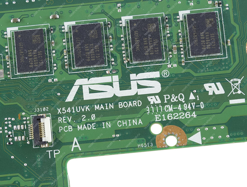 Мат.плата ASUS X541UVK Rev 2.0 неисправная на запчасти ДОНОР Мат.плата ASUS X541UVK Rev 2.0 неисправная на запчасти ДОНОР