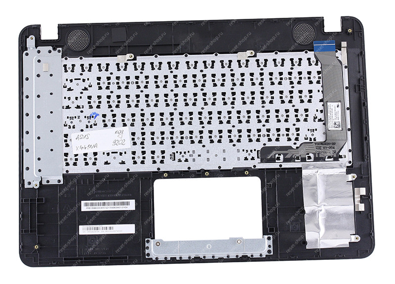 Клавиатура для ноутбука ASUS X441NA топкейс золотистый, клавиши черные