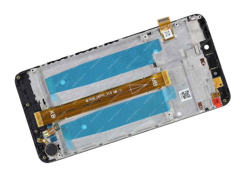 Модуль для смартфона 5.2" ASUS ZenFone 4 Max ZC520KL черный ORIGINAL с рамкой