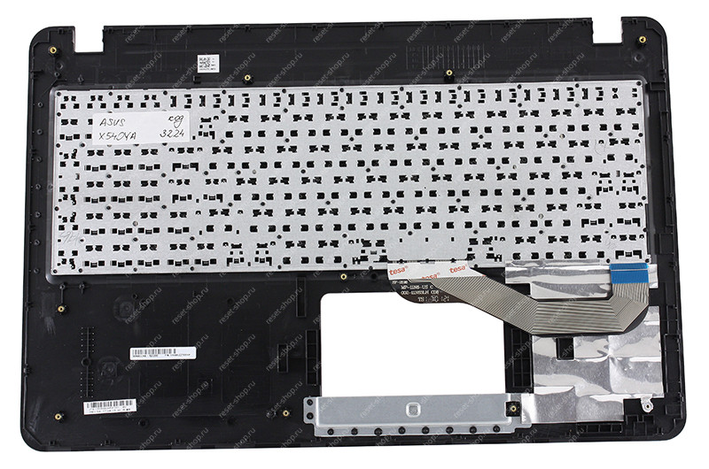 Клавиатура для ноутбука ASUS X540YA топкейс красный, клавиши черные