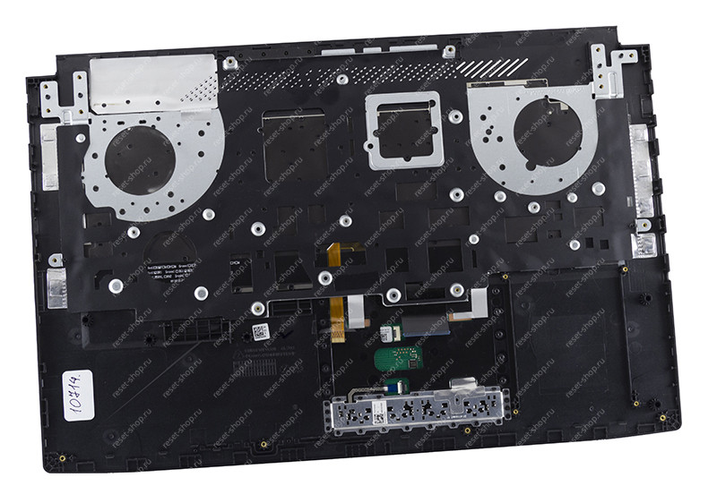 Клавиатура для ноутбука Б/У ASUS GL703GM топкейс черный, клавиши черные, с подсветкой и тачпадом