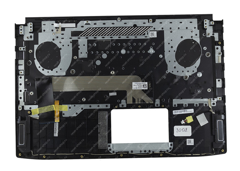 Клавиатура для ноутбука ASUS GL503VD топкейс черный, клавиши черные с подсветкой 90NB0GQ4-R31RU0