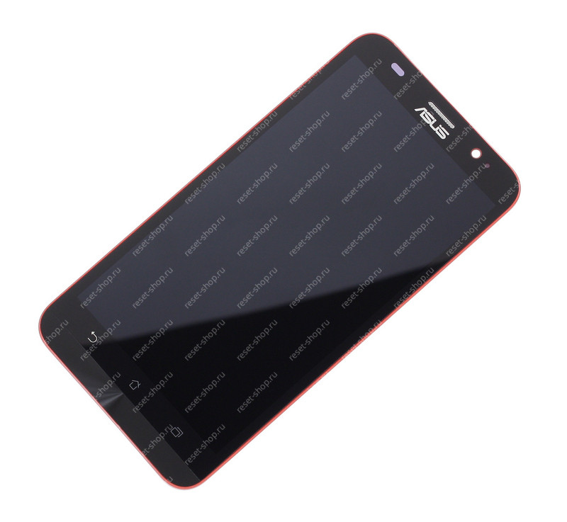 Модуль для смартфона 5.5" ASUS ZenFone 2 ZE551ML красный ORIGINAL с рамкой