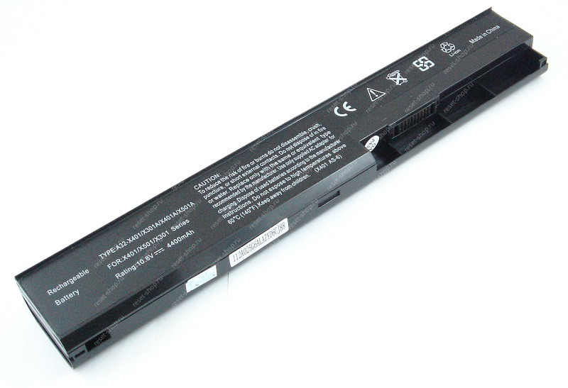 АКБ для ноутбука ASUS (A32-X401) / 10.8V, 4400mAh / X401, X501 черная АКБ для ноутбука ASUS (A32-X401) / 10.8V, 4400mAh / X401, X501 черная