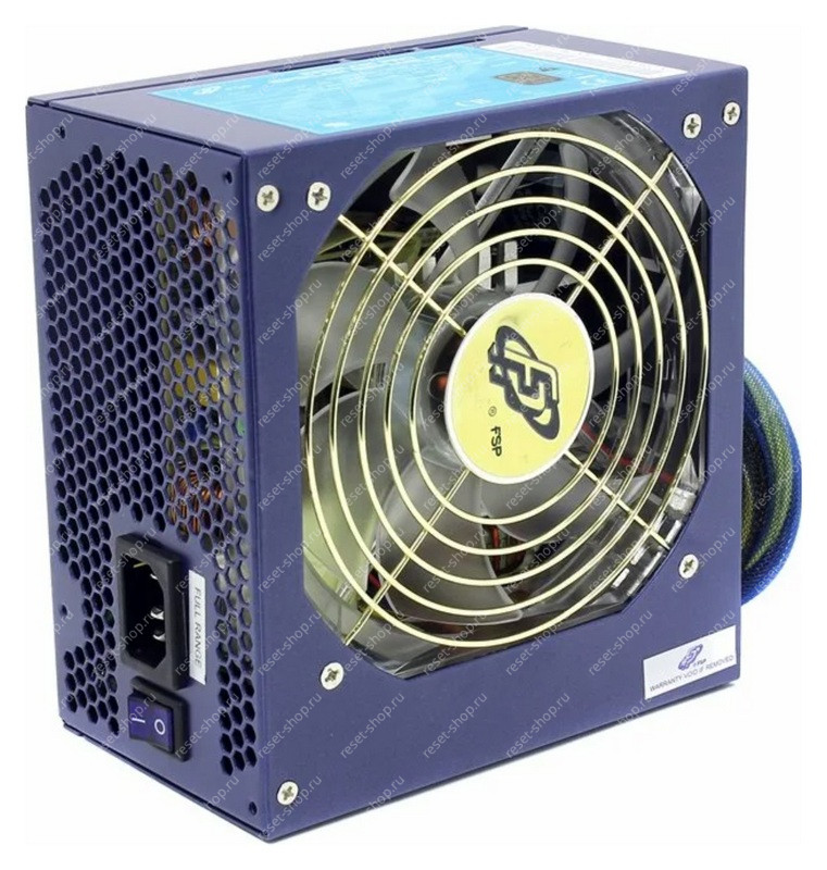 Блок питания Б/У 600W FSP EPSILON 85PLUS 600: 24+4+8 pin, 6xSATA, 5xMOLEX, 1xFDD, 2x(6+2)pin PCI-E