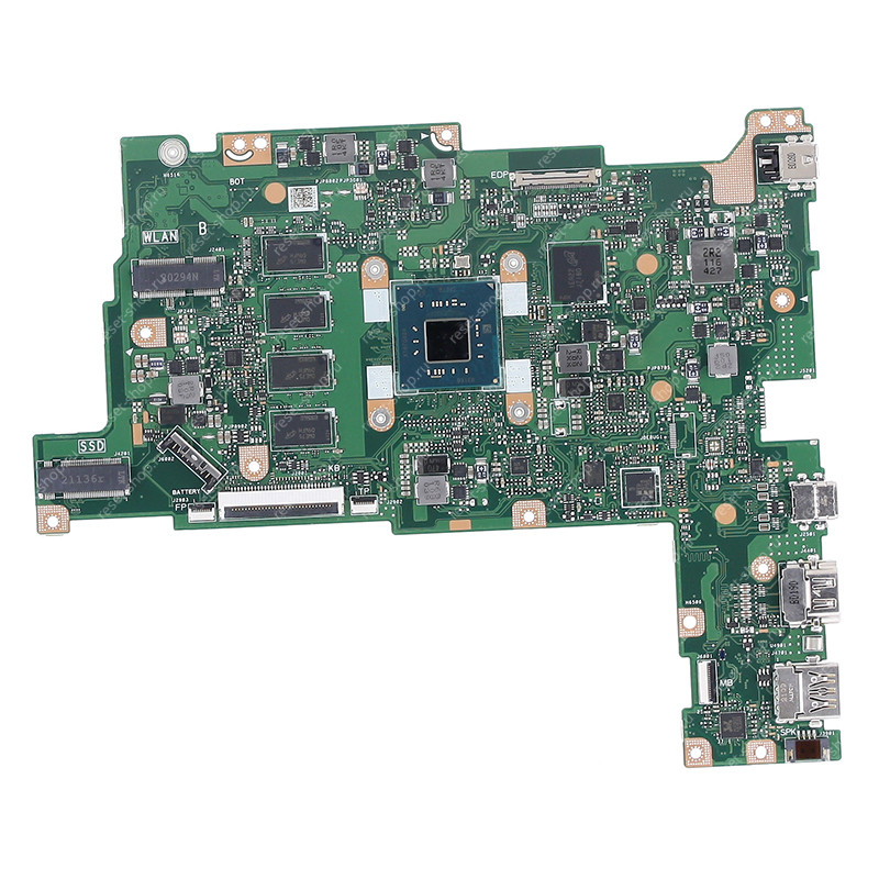 Материнская плата ноутбука ASUS E210MA (процессор N4020, ОЗУ 4 Гб, ПЗУ 128 Гб)