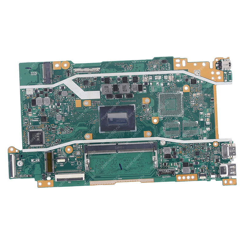 Материнская плата ноутбука Б/У ASUS X515DA (процессор R5-3500U, ОЗУ 4 Гб)