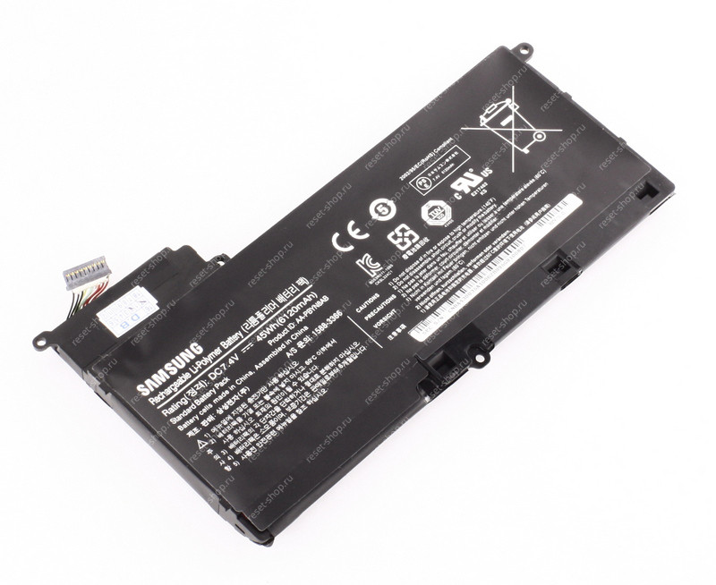 АКБ для ноутбука Samsung (AA-PBYN8AB) ORIGINAL / 7.4V, 6120mAh / NP530U4C, NP535U4C черная