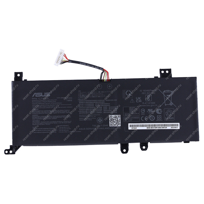 АКБ для ноутбука ASUS (C21N1818) ORIGINAL / 7.7V, 4850mAh / X412UA черная АКБ для ноутбука ASUS (C21N1818-2) ORIGINAL / 7.7V, 4850mAh / X415FA черная